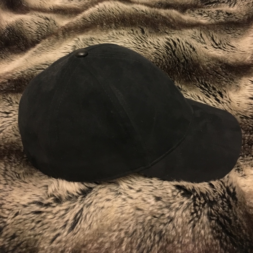 COPY - H&M Black Suede Baseball Hat